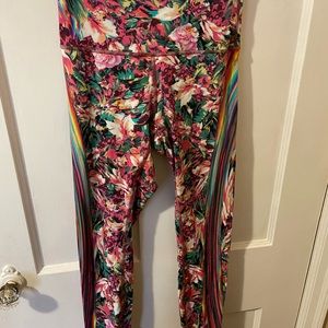 Lululemon Wunder Under High Rise Tight Leggings Rainbow Spectrum Nulux